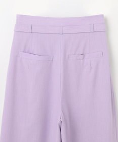 GRACE CONTINENTAL ツータックベルトワイドパンツ