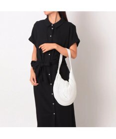 UNBILLION カシュカシュ cachecache / ラメ糸ラウンドセミショルダー