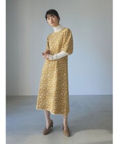 Green Parks ａ．ニットジャガード柄ワンピース