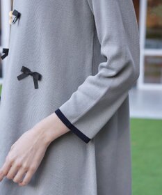 Tiaclasse L 【洗える】リボンニットチュニック