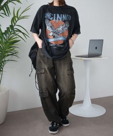 WEGO ヴィンテージウォッシュグラフィックBIGT