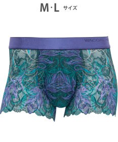 WACOAL MEN WACOAL MEN 【レースボクサー】 ボクサーパンツ フロント快適グラマラス 通気性 スカラ始末(裾部分) 前閉じ レース 下着 メンズ WT3826 /ワコールメン