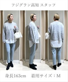 UNFILO L 【ウエストゴム/14サイズ展開】beauty warm pants テーパード