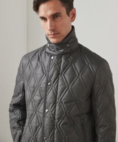 GOTAIRIKU 【仕事で着用可】ブライトシャンブレー キルティング ドレスダウン