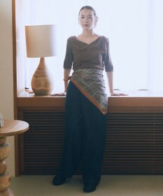 earth music&ecology ドレープニットプルオーバー