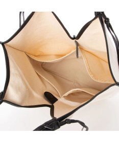 UNBILLION perche コットン×牛革付属トートバッグ L