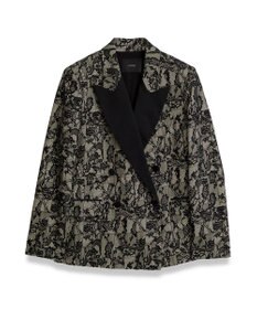 JOSEPH パッチワークレース　ダブルブレステッドジャケット