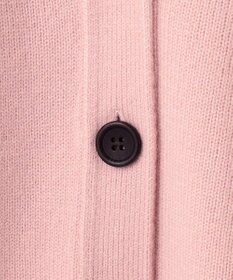 UNFILO 【洗える】クロップド Vネック カーディガン