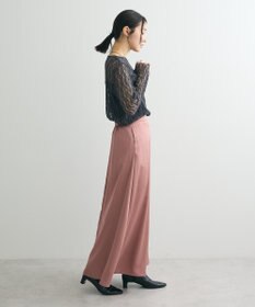 Green Parks パネルラインレースカットプルオーバー