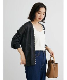 Green Parks ・ＥＬＥＮＣＡＲＥ　ＤＵＥパールツキシアーカーディガン