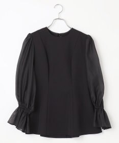 #Newans シアースリーブブラウス