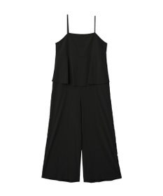 YECCA VECCA ドライタッチペプラムサロペット