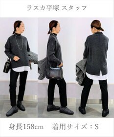 UNFILO L 【ウエストゴム/14サイズ展開】beauty warm pants テーパード