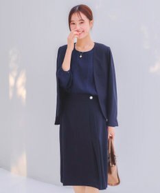 Tiaclasse 【洗える】ピンタックレースブラウス