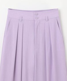 GRACE CONTINENTAL ツータックベルトワイドパンツ