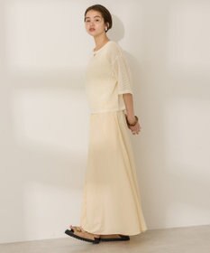 AMERICAN HOLIC 撥水加工 フロントZIPフレアスカート