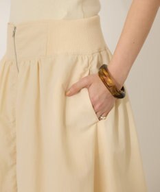 AMERICAN HOLIC 撥水加工 フロントZIPフレアスカート