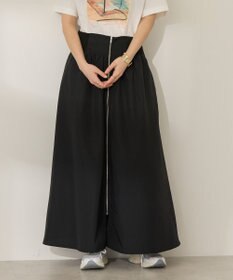 AMERICAN HOLIC 撥水加工 フロントZIPフレアスカート