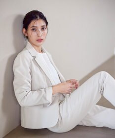 Tiaclasse 【洗える】ピンタックレースブラウス