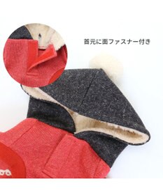 PET PARADISE 犬 服 秋 スヌーピー パーカー 【小型犬】 カジュアル レッド