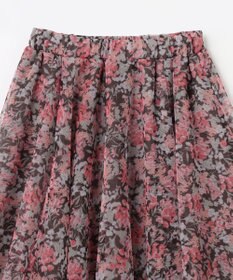 ANY KIDS 花柄 チュール フレア スカート