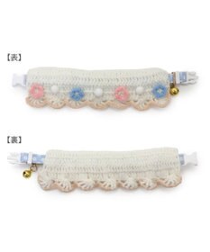 PET PARADISE ペットパラダイス 猫首輪 お花編み S / M