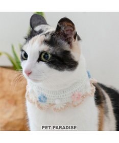 PET PARADISE ペットパラダイス 猫首輪 お花編み S / M