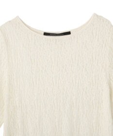 YECCA VECCA 5分袖レースシアートップス