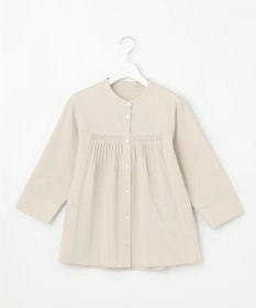 J.PRESS LADIES キャタピラシャツジャージー バンドカラー カットソー