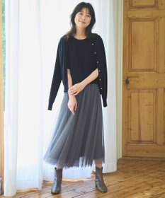 ANY 【洗濯機可/UVカット】パールポイントアンサンブル