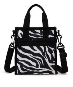LeSportsac MINI N/S TOTE/クリームブラックゼブラ