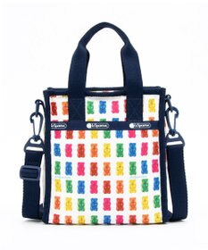 LeSportsac MINI N/S TOTE/ハリボーゴールドベアーズネイビー