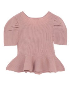 Green Parks ・ｓｗｉｎｇ　ｂｙ　ハートネックペプラムニット