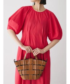 Green Parks ボリューム袖ロングワンピース