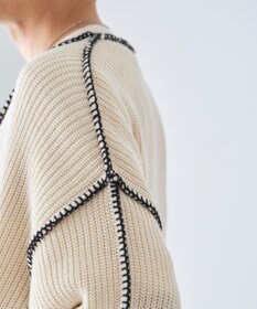 WEGO ハンドステッチカーディガン