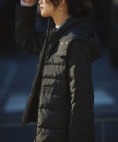 組曲 【洗える・2WAY】ライトタフタショートダウン