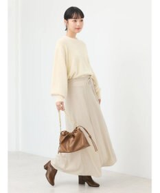 earth music&ecology リボンフレアスカート