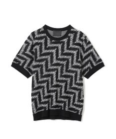 JOSEPH HOMME 【HIGH GRADE LINE】カスリシェブロンジャガード　クルーネックニット