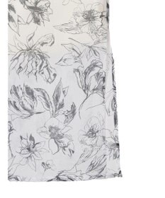 Green Parks モノトーンフラワータイトスカート