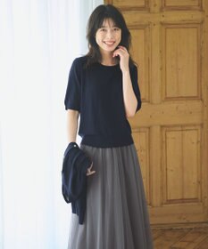 ANY 【洗濯機可/UVカット】パールポイントアンサンブル