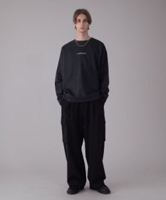 WEGO 【ユニセックス着用ITEM/2点SET/MLサイズ展開】アクセ付きフェイクスウェードプルオーバー