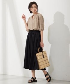 J.PRESS LADIES 【WEB限定・A4サイズ収納可】 マダガスカルラフィア トート バッグ