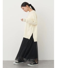 earth music&ecology サイドスリットルーズチュニック