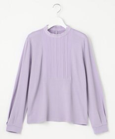 J.PRESS LADIES ウォッシャブルウール フリルネック カットソー