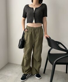 WEGO ダブルジップオフショルニットトップス