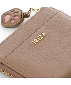 IBIZA アニマーダ　牛革　L字ファスナー財布(ネコ)