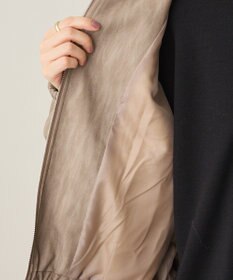 CRAFT STANDARD BOUTIQUE フェイクレザー衿ボアブルゾン