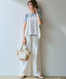 23区 S 【新色追加/見上愛さん着用】レーヨンポリエステルストレッチ プルオーバー ニット