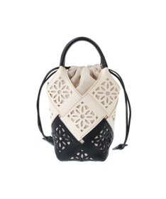 genten 【WEB限定カラー】サステナブルカットワーク ポシェット