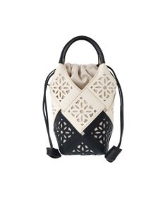 genten 【WEB限定カラー】サステナブルカットワーク ポシェット